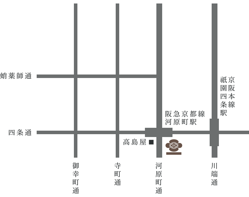 茶寮翠泉 京都祇園 map