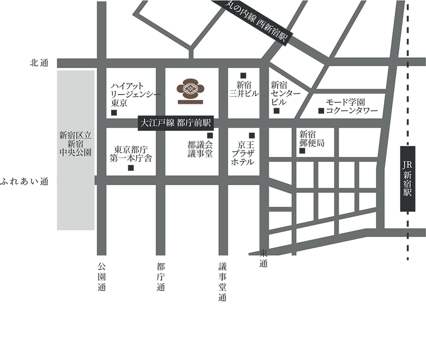 京都 茶寮翠泉 新宿店 map