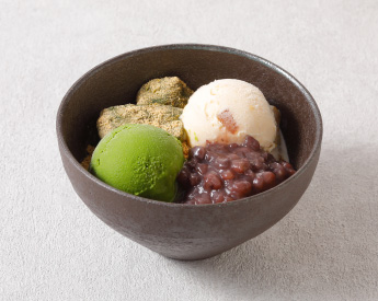 お濃い抹茶クリームわらび餅